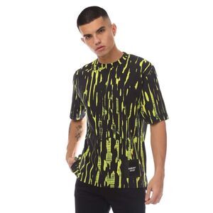 Ambush Mens All-Over Print T-Shirt / Yellow